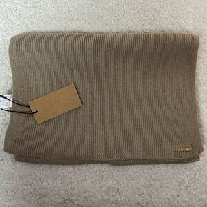 Steve Madden Taupe 100% Acrylic Knit Scarf